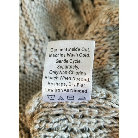 Coldwater Creek Crochet Crewneck Knit Sweater - Picture 5 of 6